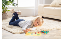Pionnen in 4 kleuren (25 rode, groene, blauwe en gele), set van 100 stuks