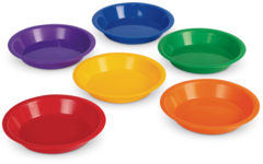 Berenfamilie Sorteerbakjes, set van 6