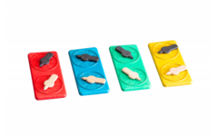Decimale plaatswaarde wielen (4 stuks)