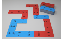 Domino, optellen en aftrekken, tot 20