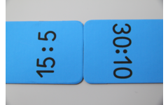 Domino, delen, tot 100