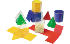 Geometrische vouwbare vormenset