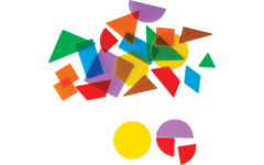 Geometrische vormen transparant