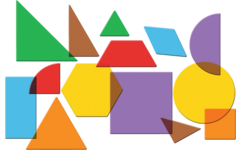 Geometrische vormen transparant