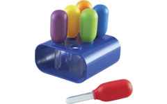 Jumbo pipetten in een standaard