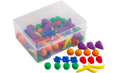 Rekenfruit 6 kleuren en 6 vormen