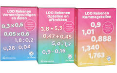 LDO Rekenen - Kaartspel Kommagetallen - set van 3