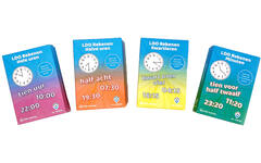 LDO Rekenen - Kaartspel Tijd - set van 4