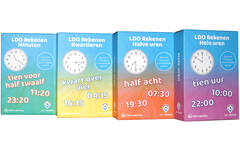 LDO Rekenen - Kaartspel Tijd - set van 4