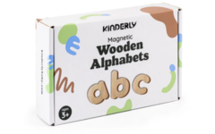 Magnetische houten letters