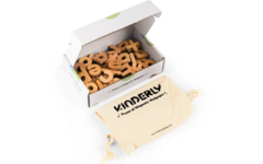 Magnetische houten letters