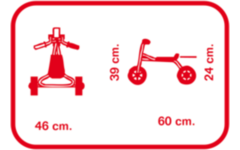 Rabo 7022 loopdriewieler mini