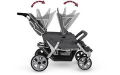 Wandelwagen Cabrio vierzitter