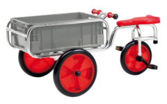 Bakfiets gegalvaniseerd met kunststof bak