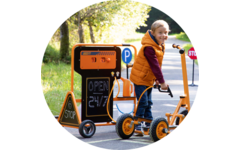 Mobiel tank- en servicestation