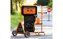 Mobiel tank- en servicestation