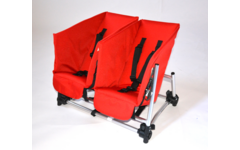 Rambler duo-babyzitje rood