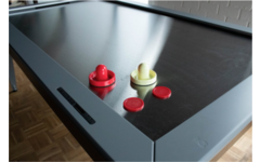 Bilijardai Dino Airhockey 7ft zwart RVS voorzien van 2 motoren