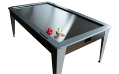 Bilijardai Dino Airhockey 7ft zwart RVS voorzien van 2 motoren