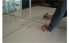 SPONETA S 6-13 i Whiteboard tafel, niet magnetisch