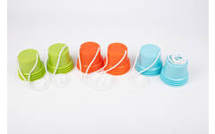 Loopklossen ECO, 3 sets (blauw, groen en oranje)