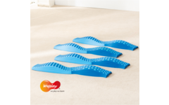 Loopbalken tactiel blauw 8 stuks