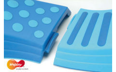 Loopbalken tactiel blauw 8 stuks