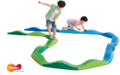 Loopbalken tactiel blauw 8 stuks