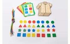 Houten rijgkleding