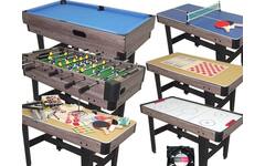 CubSports Multi Fun 16 in 1 Multi-tafel indoor hout-look