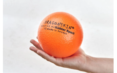 Bal | DRAGONSKIN Soft, Ø 12 cm, 45 g, neon oranje