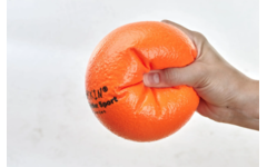 Bal | DRAGONSKIN Soft, Ø 12 cm, 45 g, neon oranje