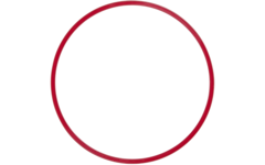 Hoepel | Ø 70 cm, rood