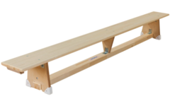 Turn-/gymnastiekbank, 300 cm, gemaakt van knoestvrij zachthout