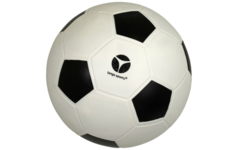 Voetbal | Kinder voetbal met ventiel, Ø 21,59, 300 g, zwart/wit