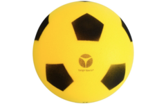Voetbal | Soft soccer Ball, Ø 20 cm, geel/zwart, 200 g