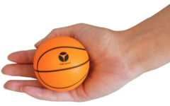 Basketbal | Super Bounce Basketball, Ø 6,3 cm, oranje/zwart