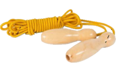 BS | Springtouw extra lang 5 meter, naturel