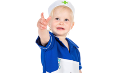 Verkleedkleding ECO zuster, 4-7 jaar