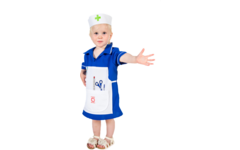 Verkleedkleding ECO zuster, 4-7 jaar