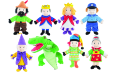 Poppenkastpoppen, 8 stuks