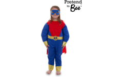 Verkleedkleding Superheld pak, 4-7 jaar