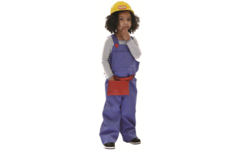 Verkleedkleding ECO bouwvakker, 4-7 jaar