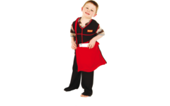 Verkleedkleding ECO postbode, 4-7 jaar