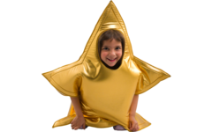 Verkleedkleding ster, 3-7 jaar