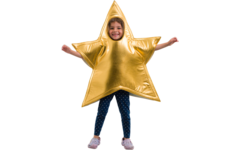 Verkleedkleding ster, 3-7 jaar