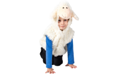 Verkleedkleding schaap, 3-7 jaar