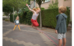 BS | Springelastiek 300 cm rood