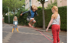 BS | Springelastiek 300 cm rood