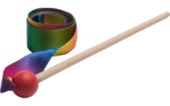 BS | Danslint regenboog 3 meter, houten stok